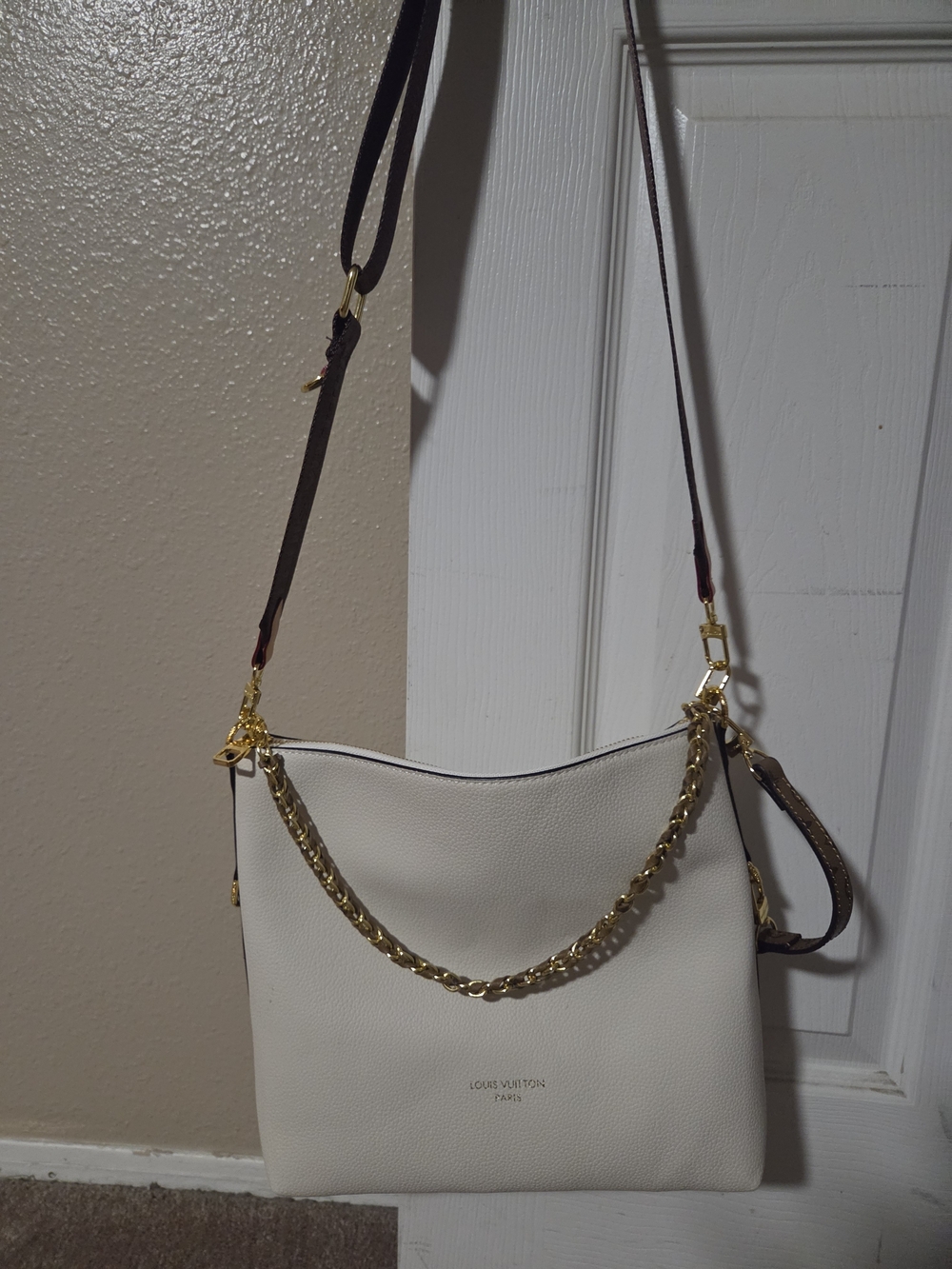 Unbranded Monogram Off White Bag, With 2 Straps and Matching Wallet - Picture 2 of 13